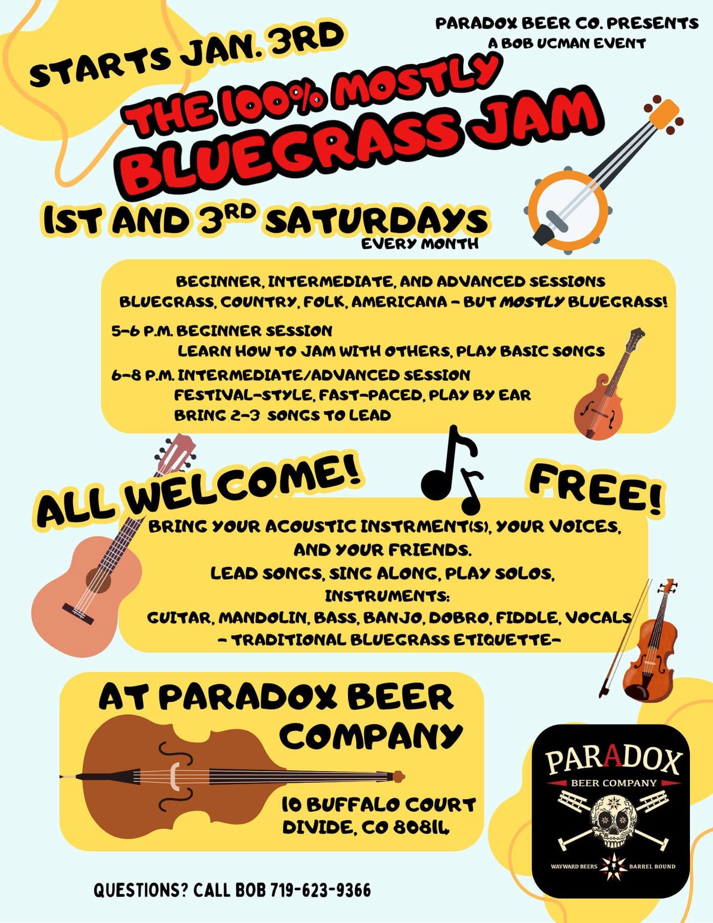 The 100% Mostly Bluegrass Jam