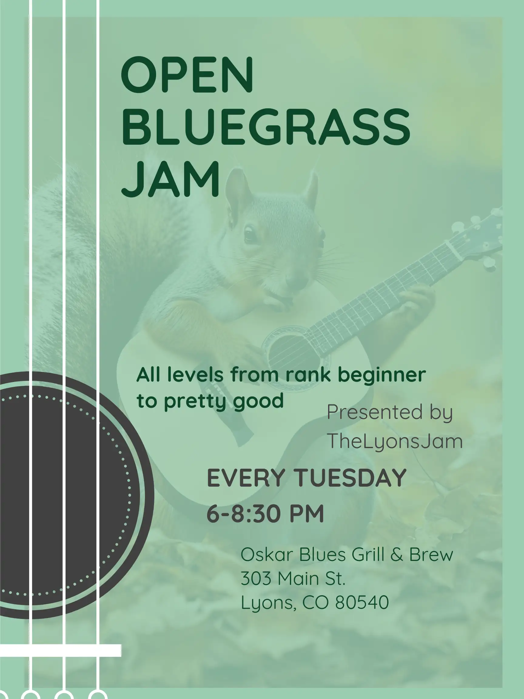 Oskar Blues - Lyons - Bluegrass Jam